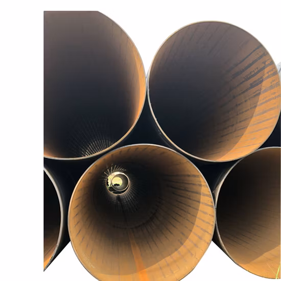 API Spec 5L Oilfield Pipeline PE Coated/SSAW Spiral Welded Steel Line Pipe